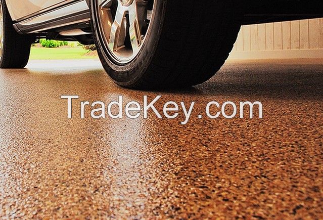 Garage floor coating systems