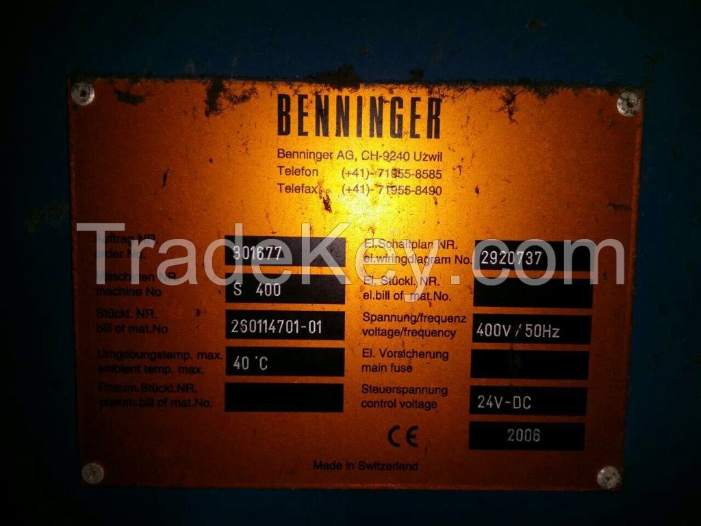  BENNINGER INDIGO SIZING MACHINE