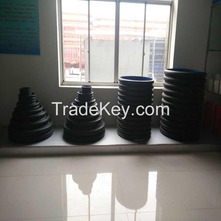 HDPE double wall corrugated pipe