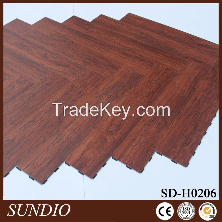 Wood Pattern Decorative lowes Plastic Flooring Tile 