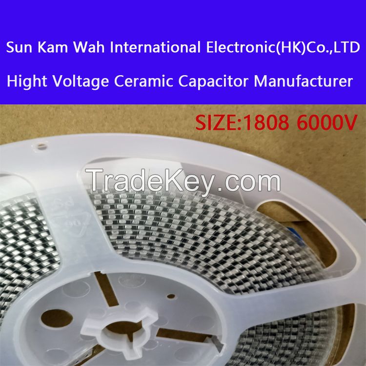 SMD capacitor 18NF X7R +-10% 25000V 1812 High Voltage Chips Capacitor