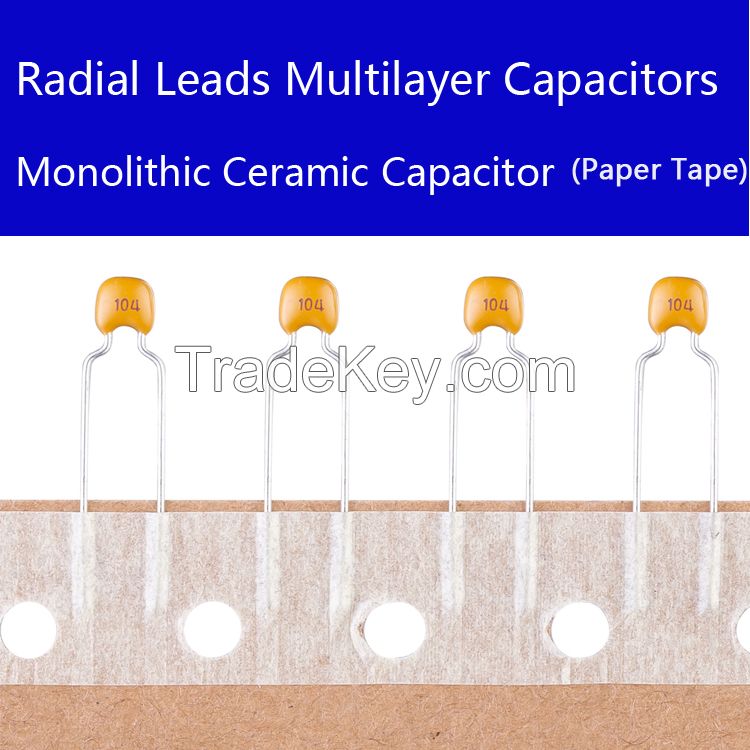 MLCC leads 470NF 50V X7R +-10% 0805 Multilayer Ceramic Capacitor Manufacturer