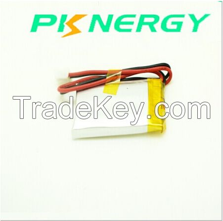 Ce UL MSDS Certificated Rechargeable Li-Po Battery 552035 350mAh 3.7V