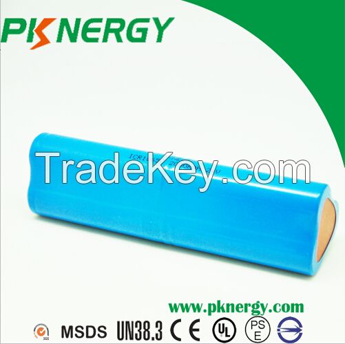 24V 12ah Lithium Ion Battery Rechargeable Icr18650 Li-ion Batteries Pack for E-Bike