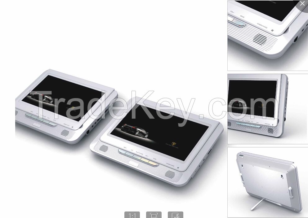 DUAL 9&amp;quot; SCREEN PORTABLE PLAYER car dvd player