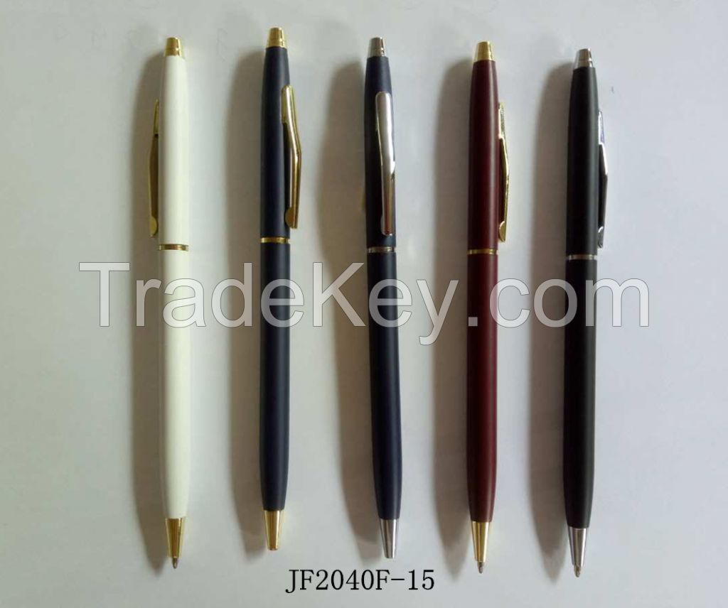 hotel pen silver pen slim metal pen JF2040A-3