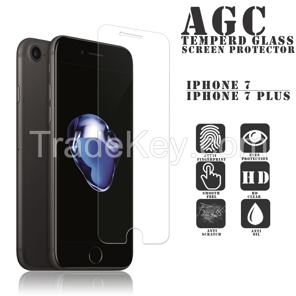 Factory Price Free Samples 9H Tempered Glass Wholesale for iPhone7/7plus/pro