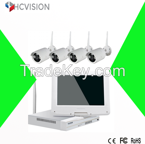 10.1 inch LCD WIFI NVR Kits best Wi-Fi Wireless Video Monitoring Camera