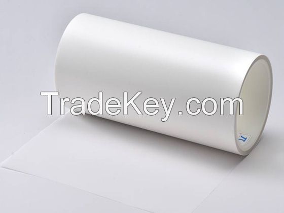 Matte silicone coated release PET film