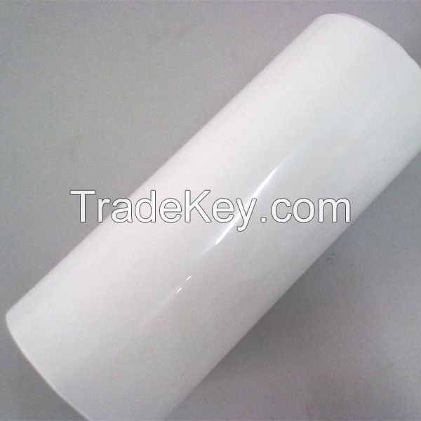 Clear white silicone coated release PET film