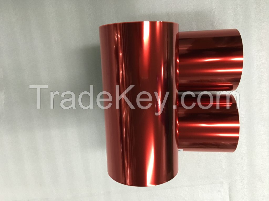 Silicone coated Red PET Release Film