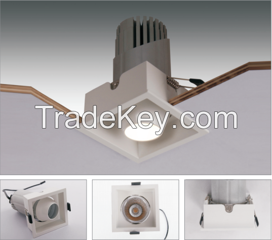 LED Spot light of Round/Square Shape Felexible and Adjustable Linear System Aailable