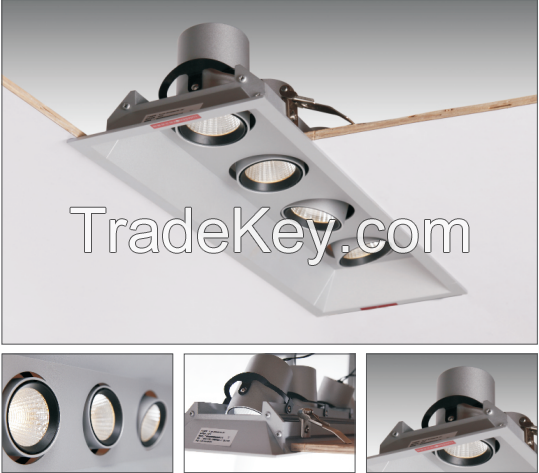 LED Spot light of Round/Square Shape Felexible and Adjustable Linear System Aailable