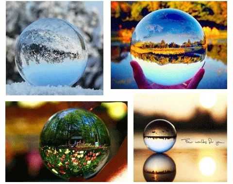 Clear Crystal Ball Personalized Crystal Sphere Globe For Decorative