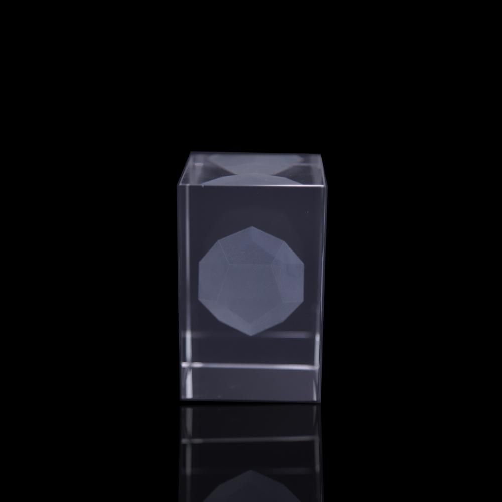 Promotional blank K9 crystal block for gift