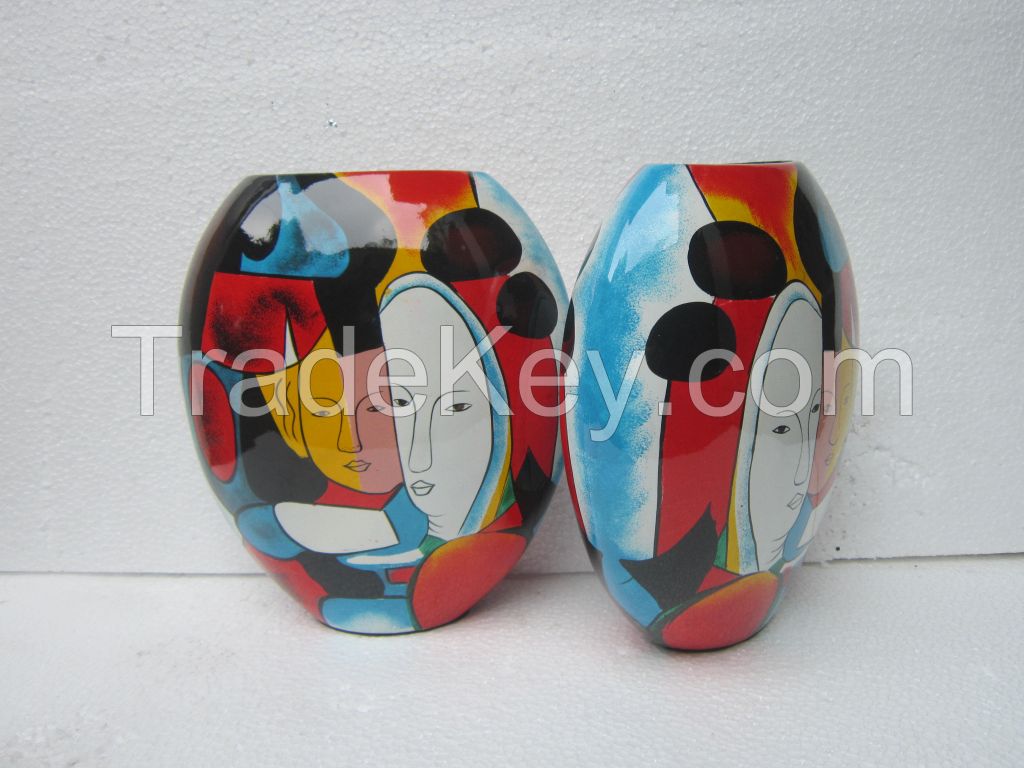 High quality lacquer vase competitive price for decoration made in Vietnam
