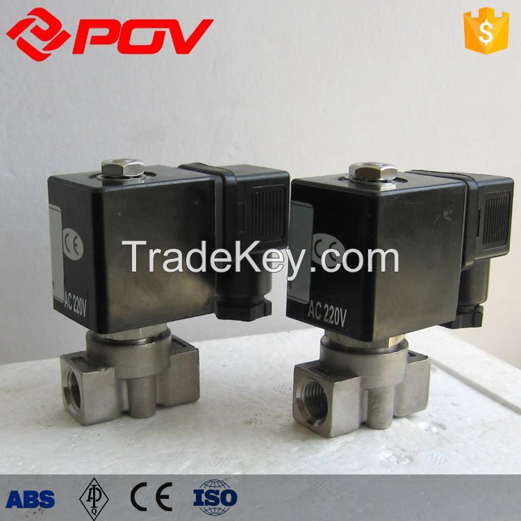 SS304 G thread micro high pressure solenoid valve normally closed