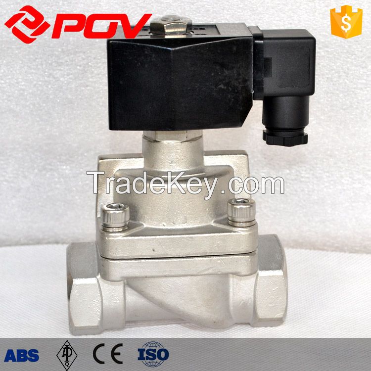 SS304 G thread micro high pressure solenoid valve normally closed