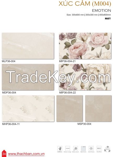 CERAMIC WALL TILES - EMOTION M004