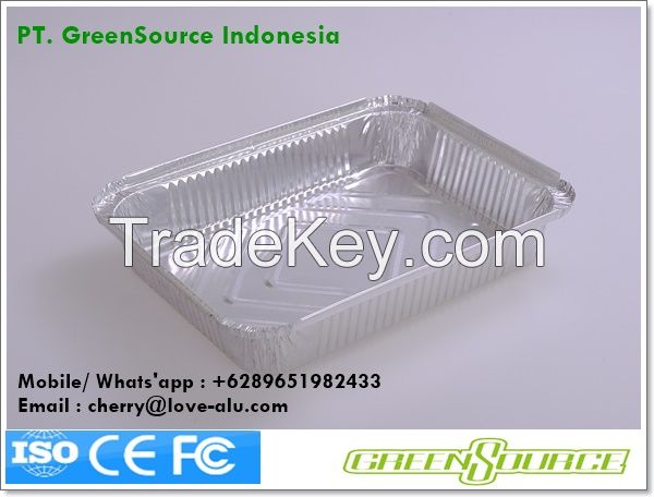 Aluminium foil tray 