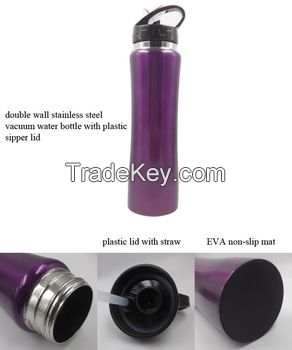 2015hot selling product single wall stainless steel water bottle/Outdo