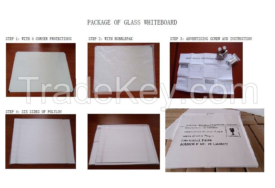 magnetic dry erase glass writing whiteboard