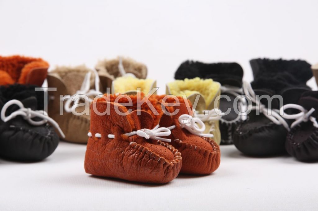 Handmade Leather Baby Shoes