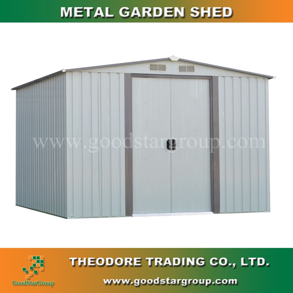 Metal garden shed for outdoor storage shed kits portable building garden furniture