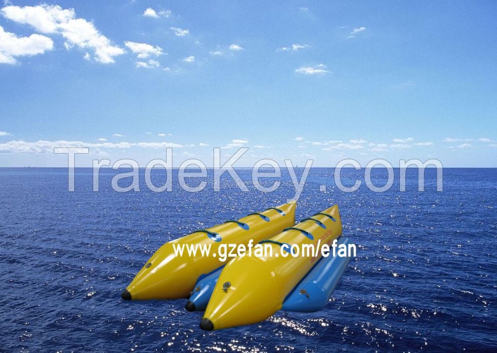 PVC inflatable double row banana boat for sale