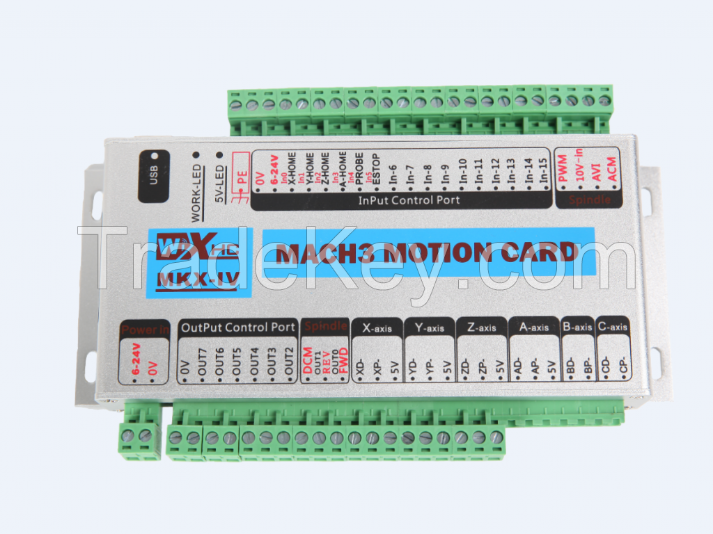 MACH3/MACH4 motion control card for CNC system support 3/4/6 axis