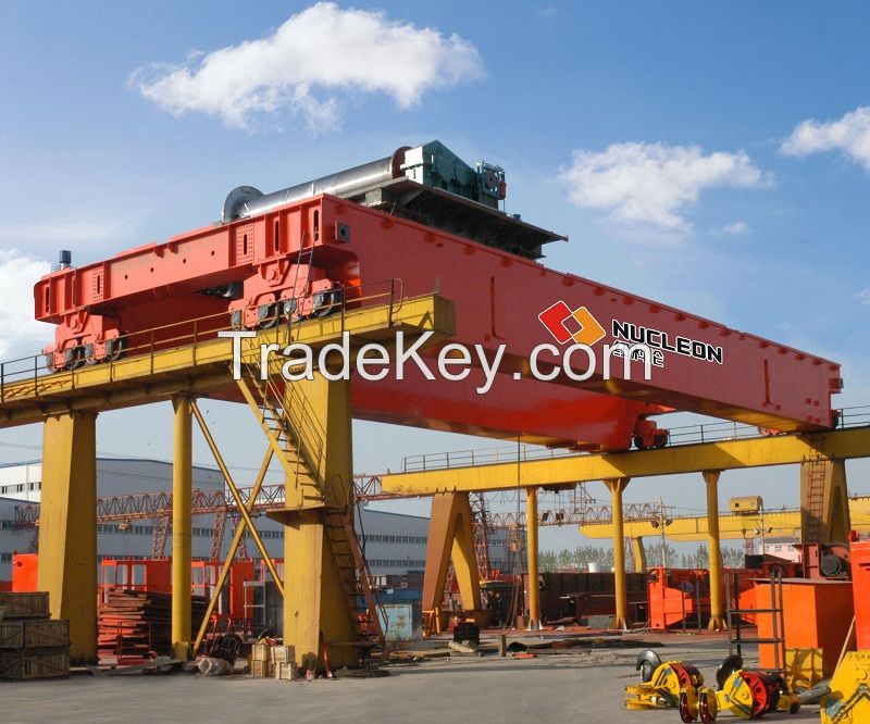 MG Model 5ton~250ton Double Track Gantry Crane with trolley