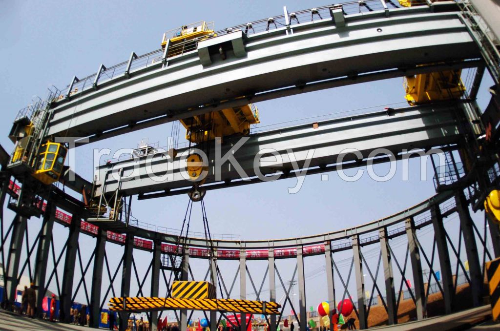 MG Model 5ton~250ton Double Track Gantry Crane with trolley