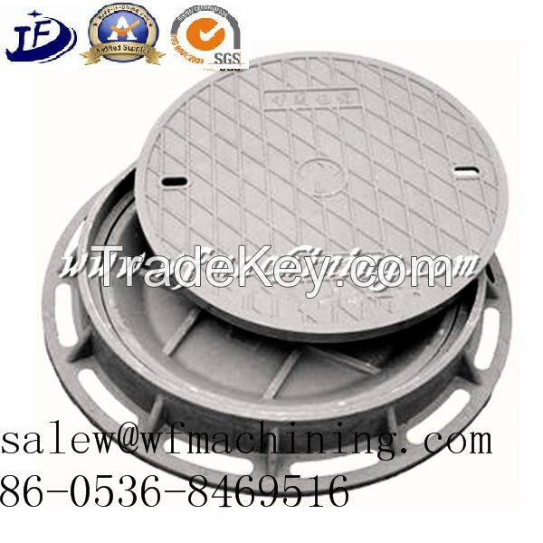 Custom/OEM Cast Iron Round Manhole Cover for Patio Drainage