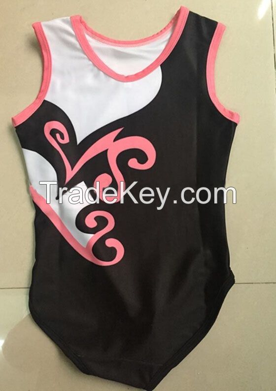 OEM spandex rhythmic gymnastics dance leotards for girls