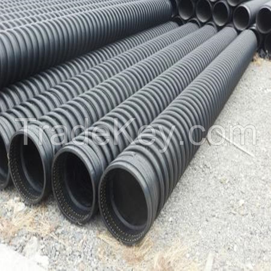 Carat Black Enhanced Winding Electric Corrugated Pipe for drainage