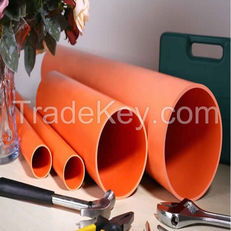 High Quality PVC Underground Electric Pipe fitting for Cable Protection
