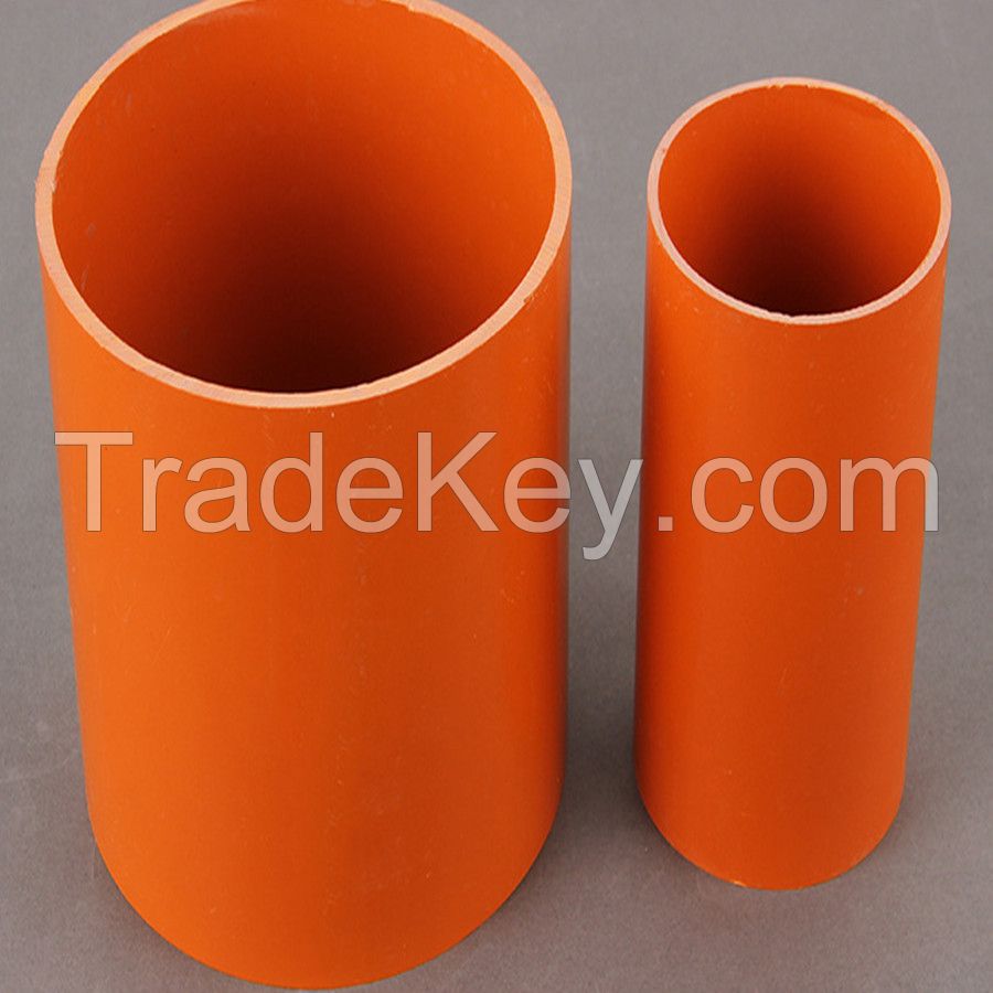 High Quality PVC Underground Electric Pipe fitting for Cable Protection