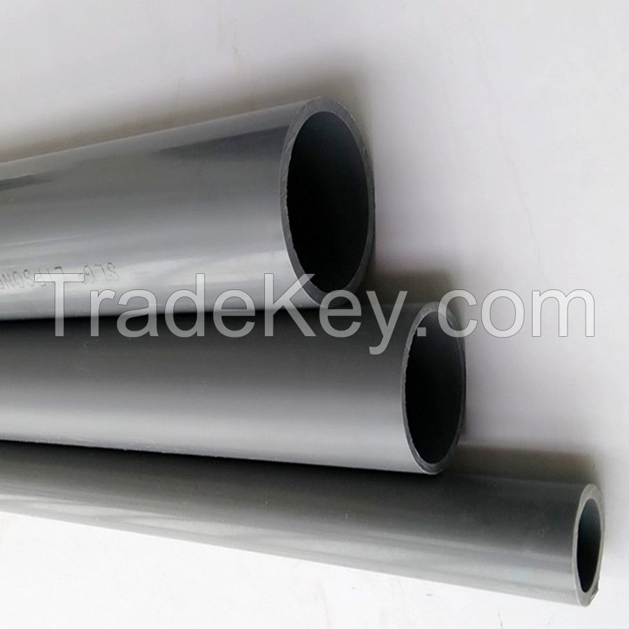 High Quality Grey 50mm PVC-U Pipe for Farmland Irrigation