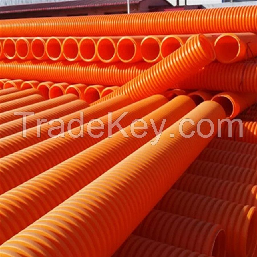 MPP Corrugated Communications Insulation Cable Pipe for electric protection