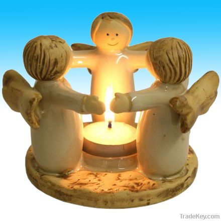 Ceramic tealight  holder for Christmas