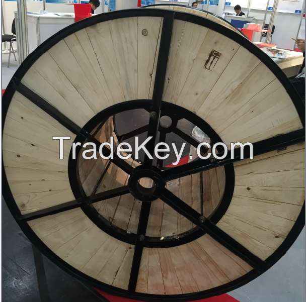 wooden & steel cable drum, hybrid cable drum, cable reel , cable spool