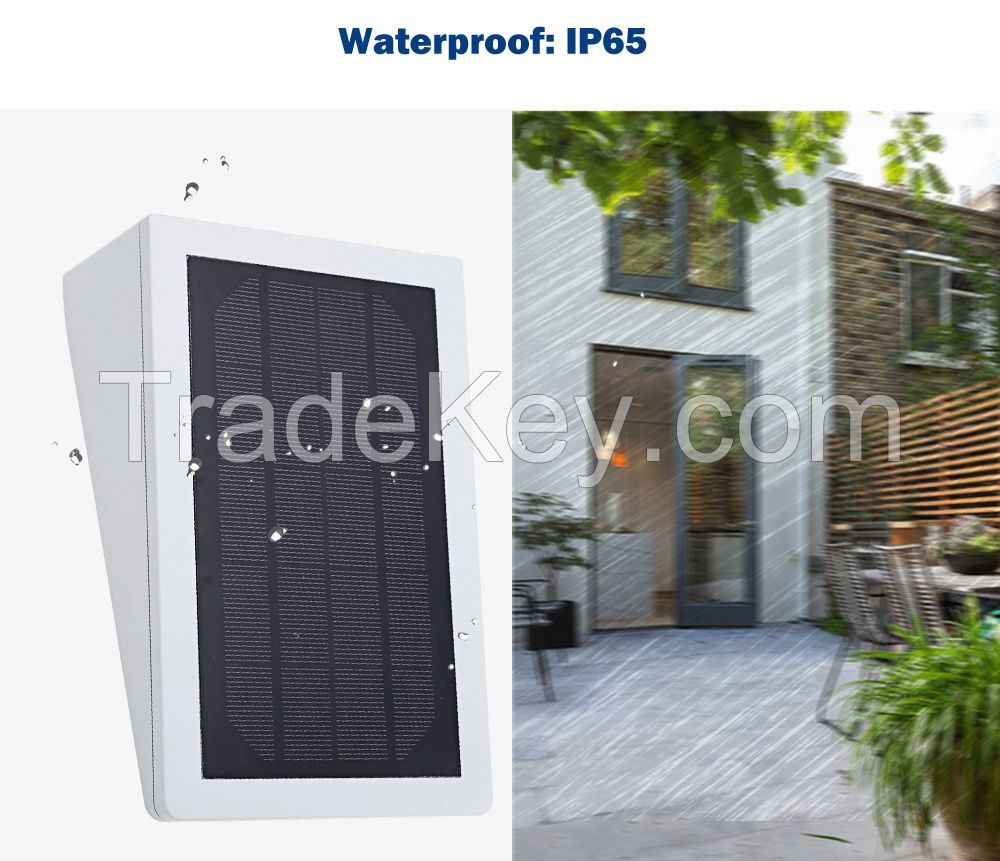 Wireless Waterproof Solar Security Motion Sensor Light for Patio, Deck, Yard, Garden, Driveway, Outside Wall