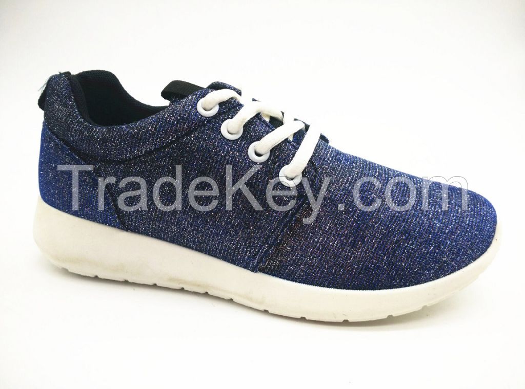 High Quality Fashion Lady Sports Shoes with PVC Outsole (ET-JRX160109W)