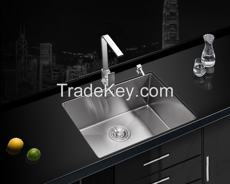 Stainless steel functional undermount double bowls kitchen sink