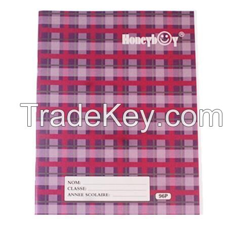 in stock square lined custom school notebook