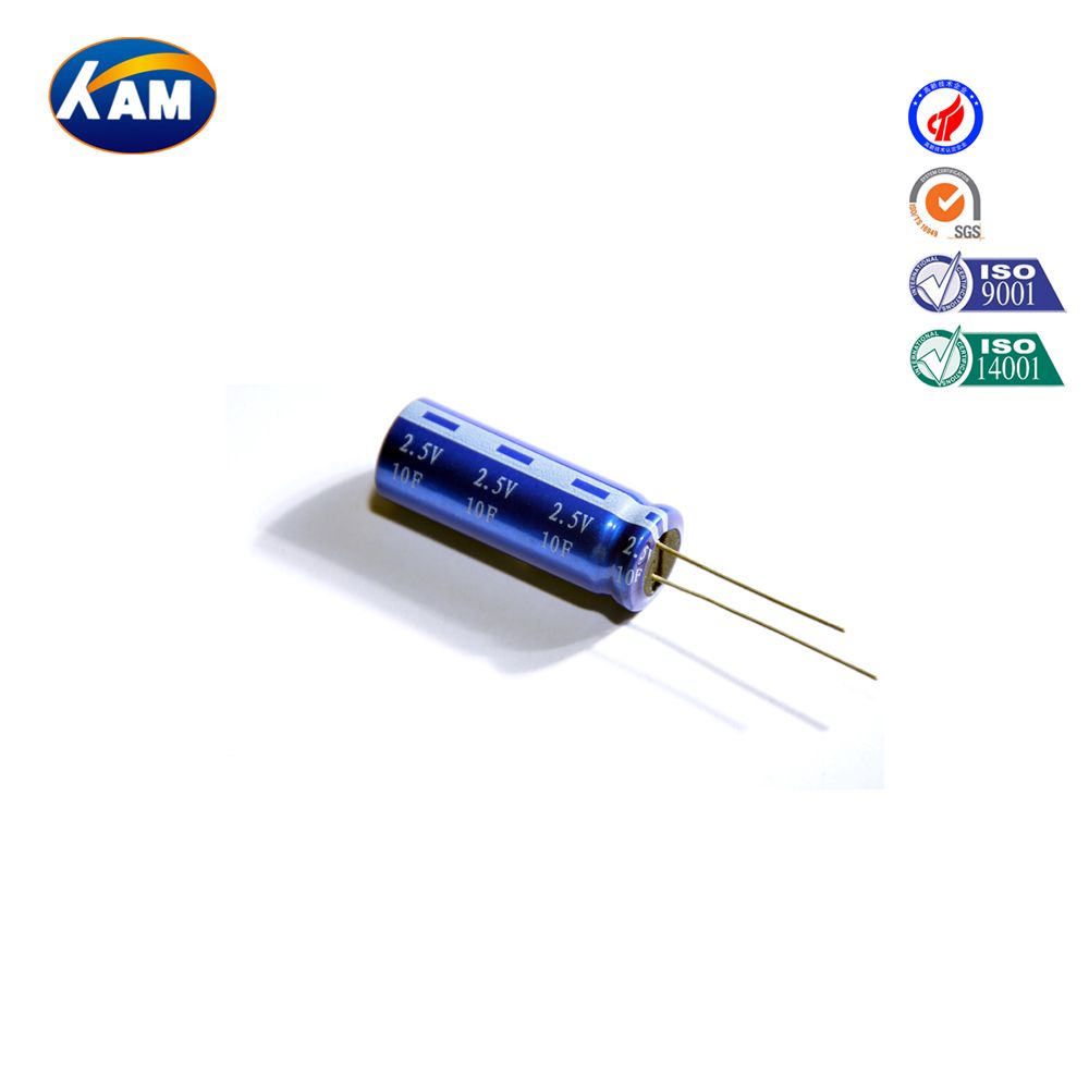 Super capacitor 2.7V 10F, China professional manufacturer, KAMCAP