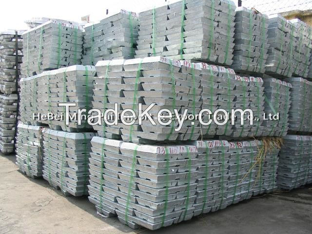 Aluminum ingots 99.7%