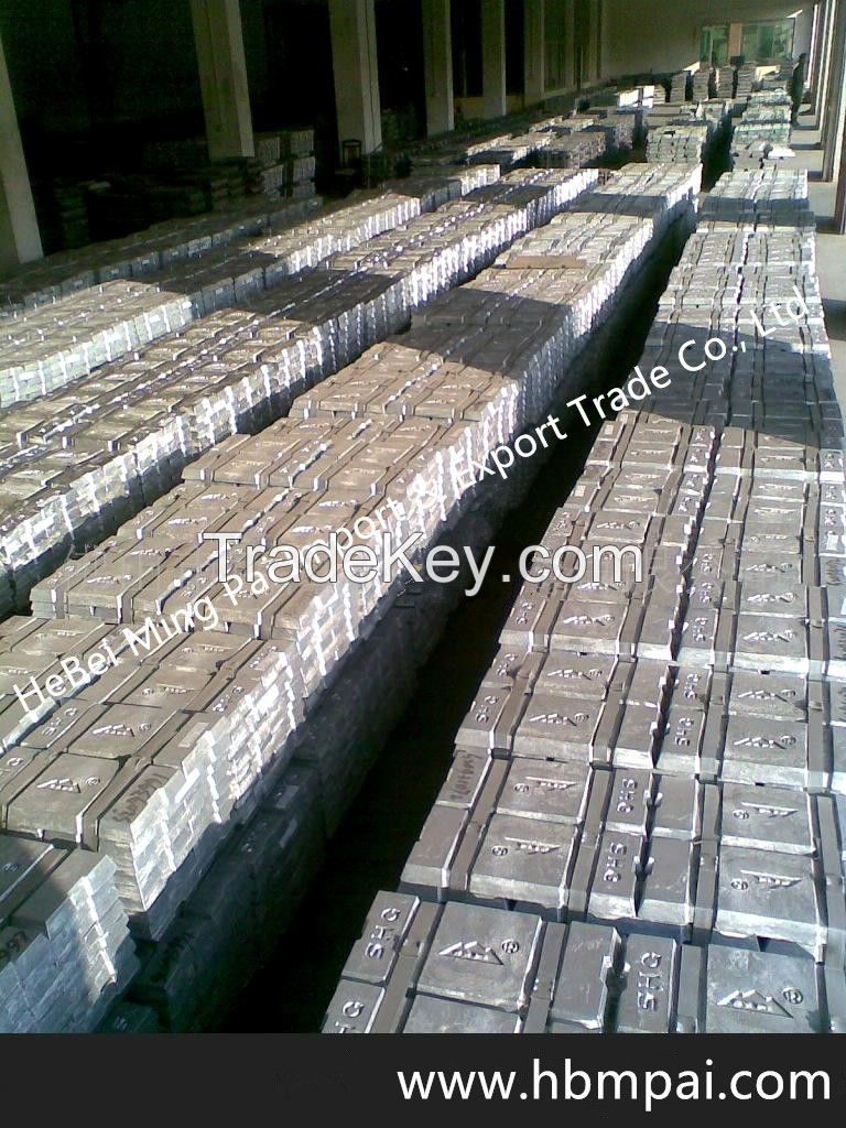 Aluminum Ingot 99.90% purity