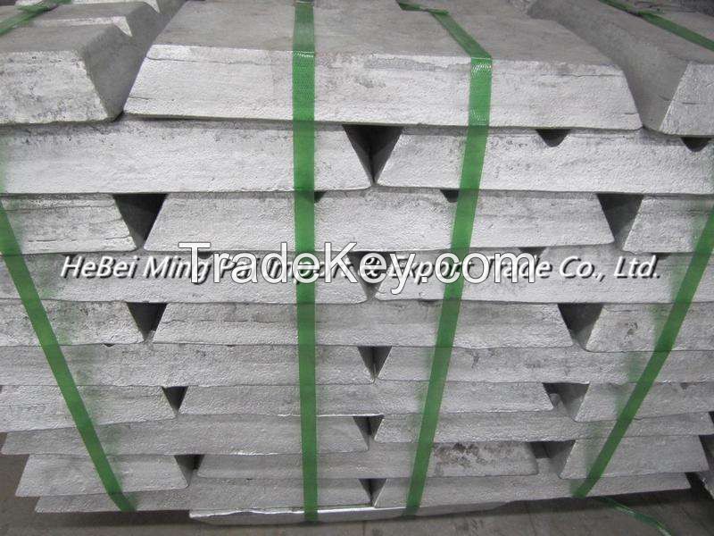 zinc ingot 99.995% purity with high quality