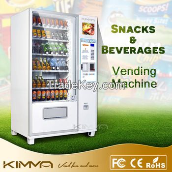 Automated commercial vending machine dispenser with LED screen